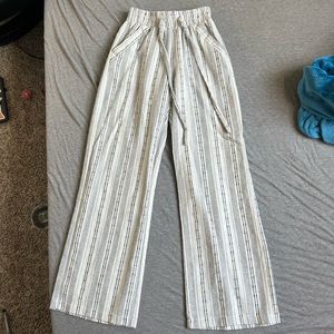 boho striped flowy pants